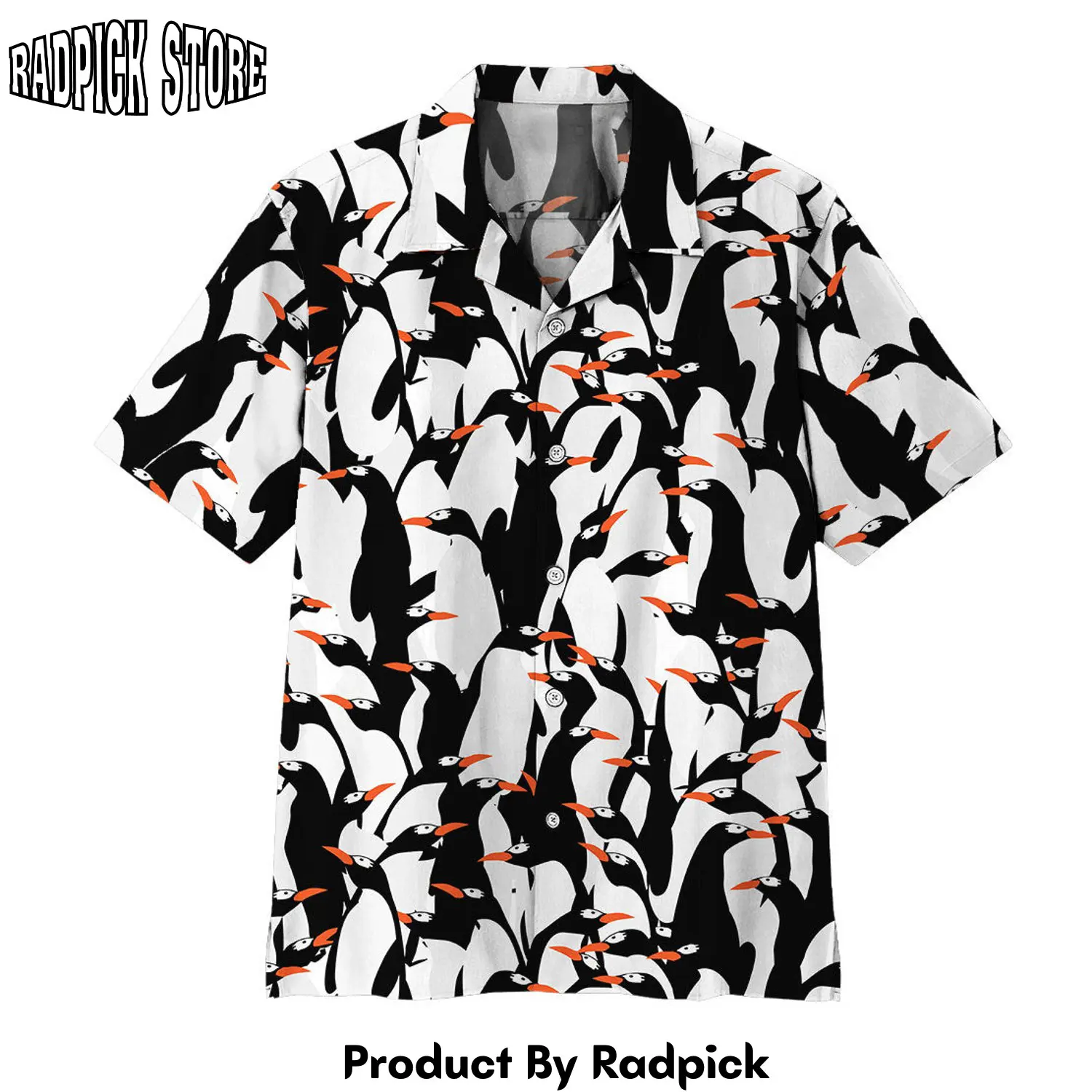 Radpick 3d flying penguins hawaii shirt rp292808